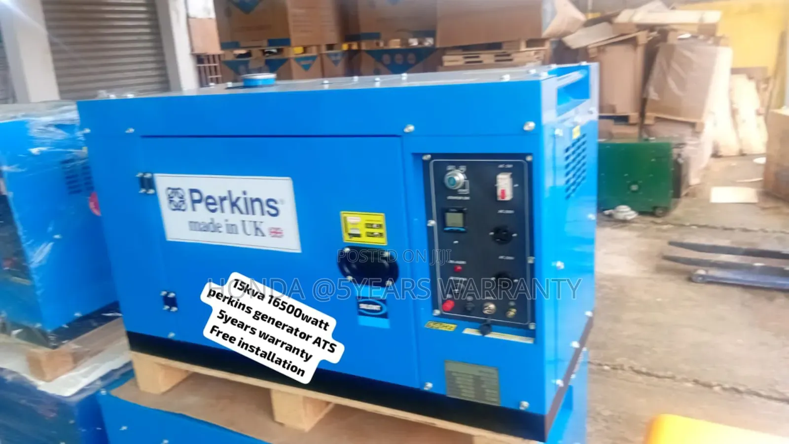Electric Start Generator Fully Ats Perkins 15kva 16500watt