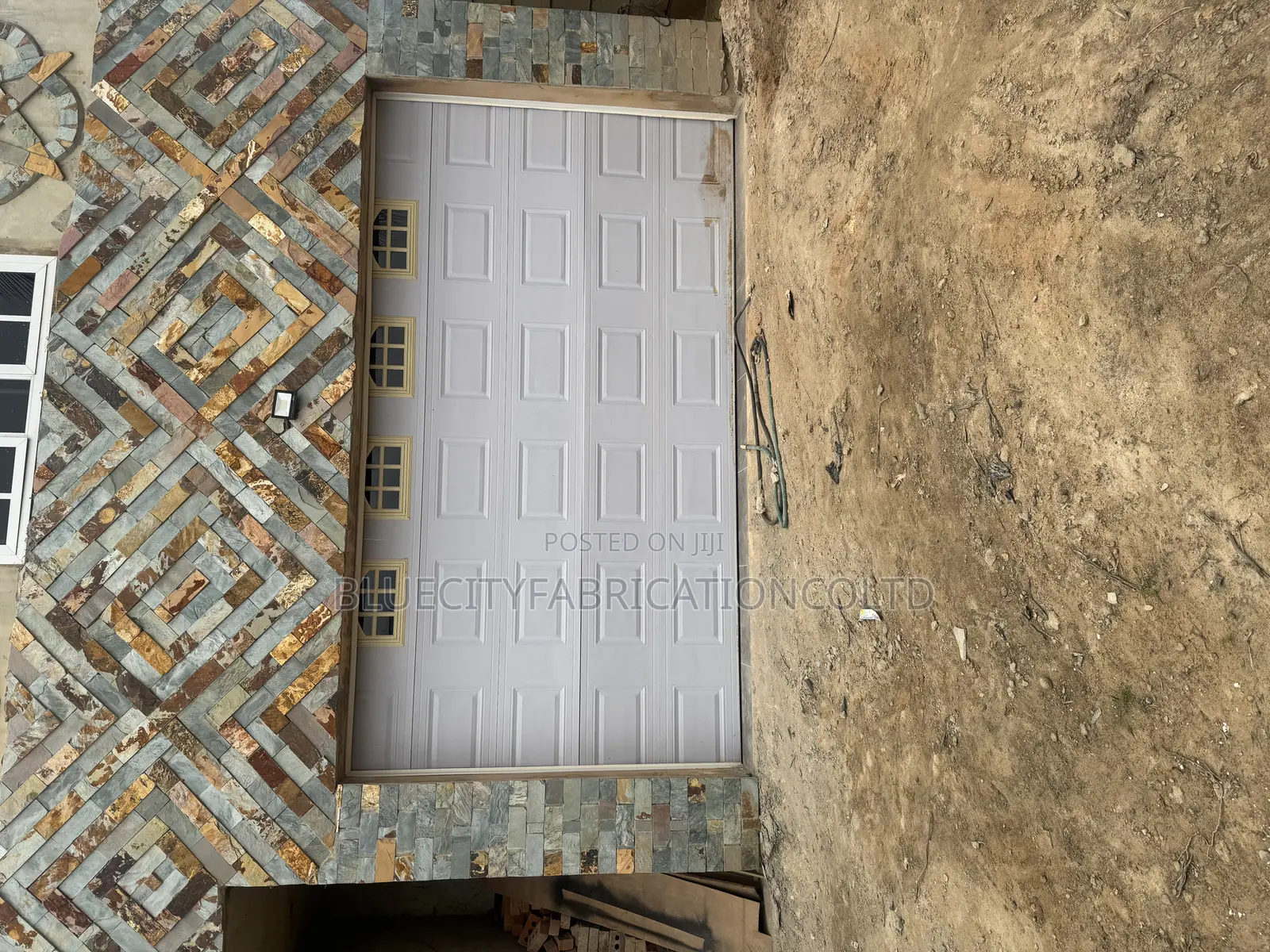 American Automated Garage Door With Automatic Motor Remote