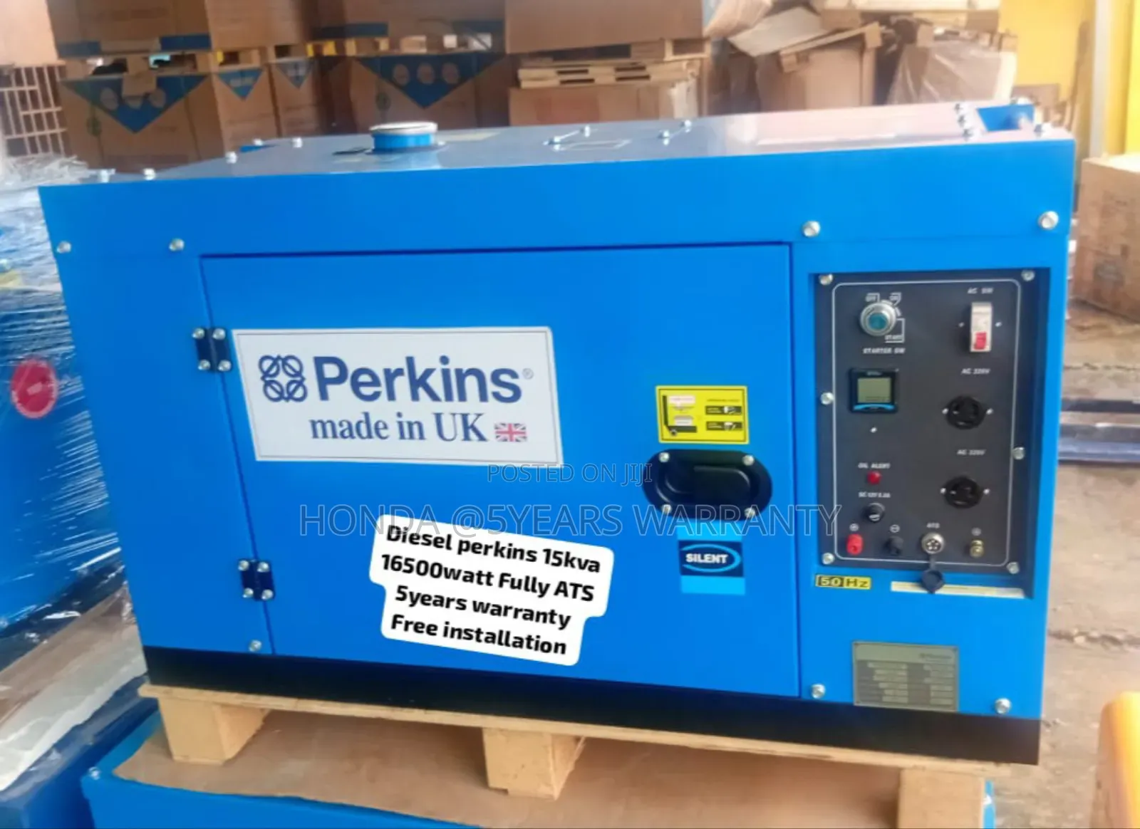 Automatic Voltage Regulator Perkins 15kva 16500wat Generator