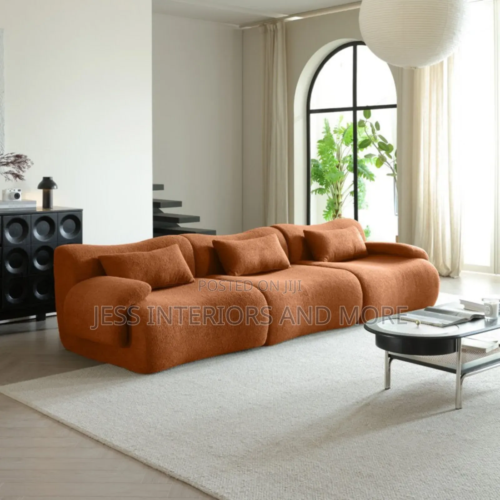 Sofa (3 Seater) 290cm Orange