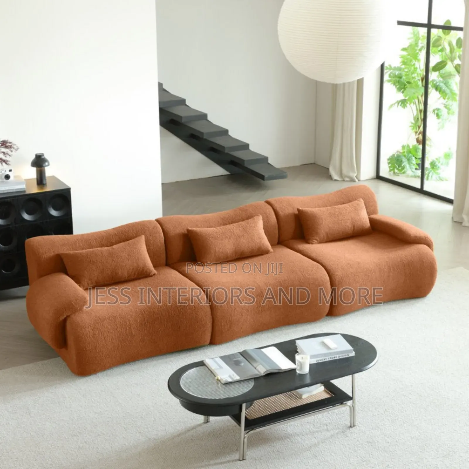 Sofa (3 Seater) 290cm Orange