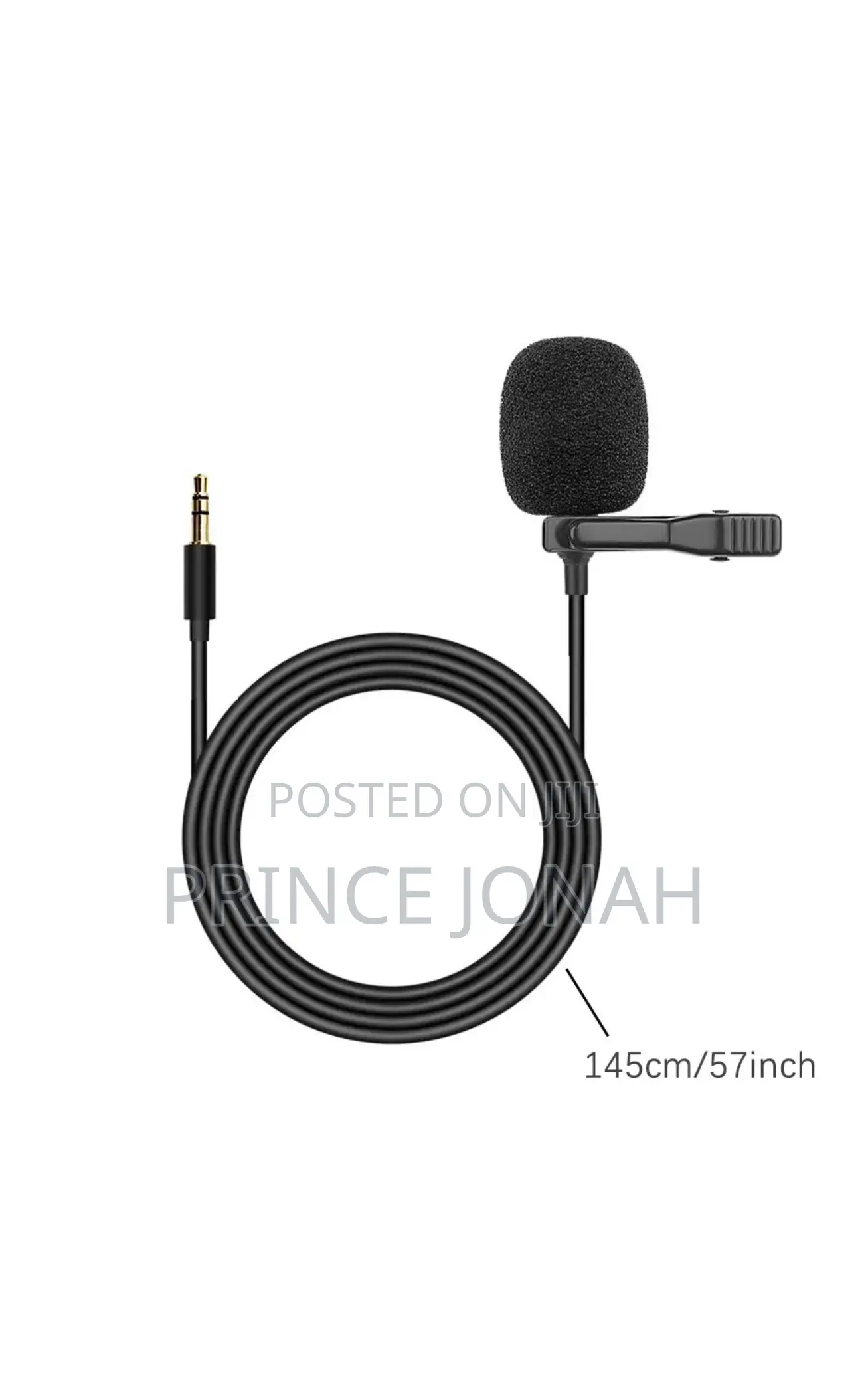 Clip-on Mini Mic Microphone 3.5mm Lavalier Lapel