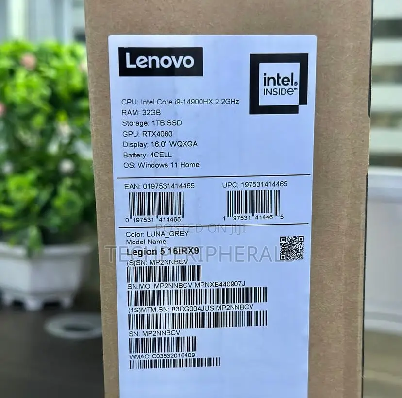 New Laptop Lenovo Legion 5 32GB Intel Core i9 SSD 1T