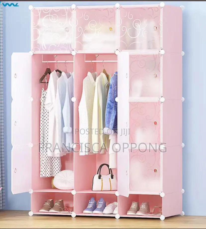 Reliable Cubes Wardrobe With Shoe Rack