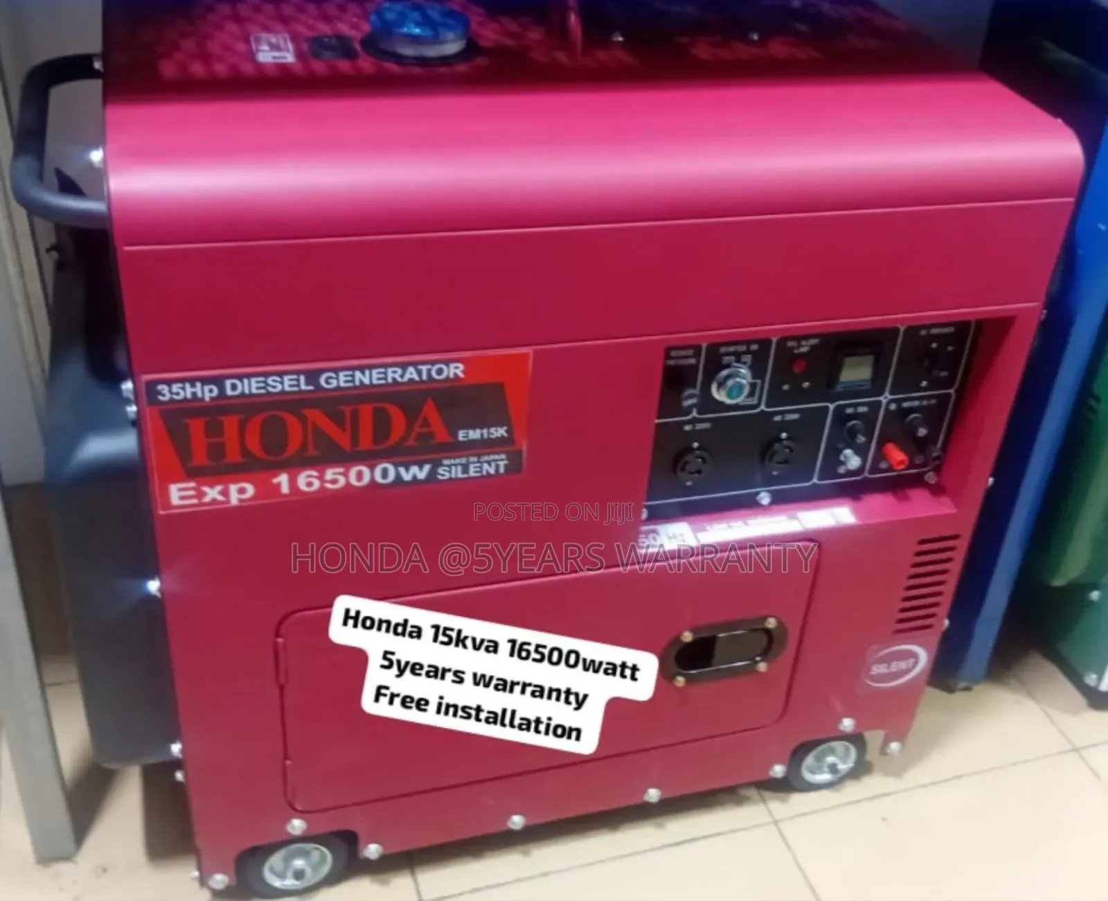 Heavy Duty Industry Honda Generator 15kva 16500watt Diesel