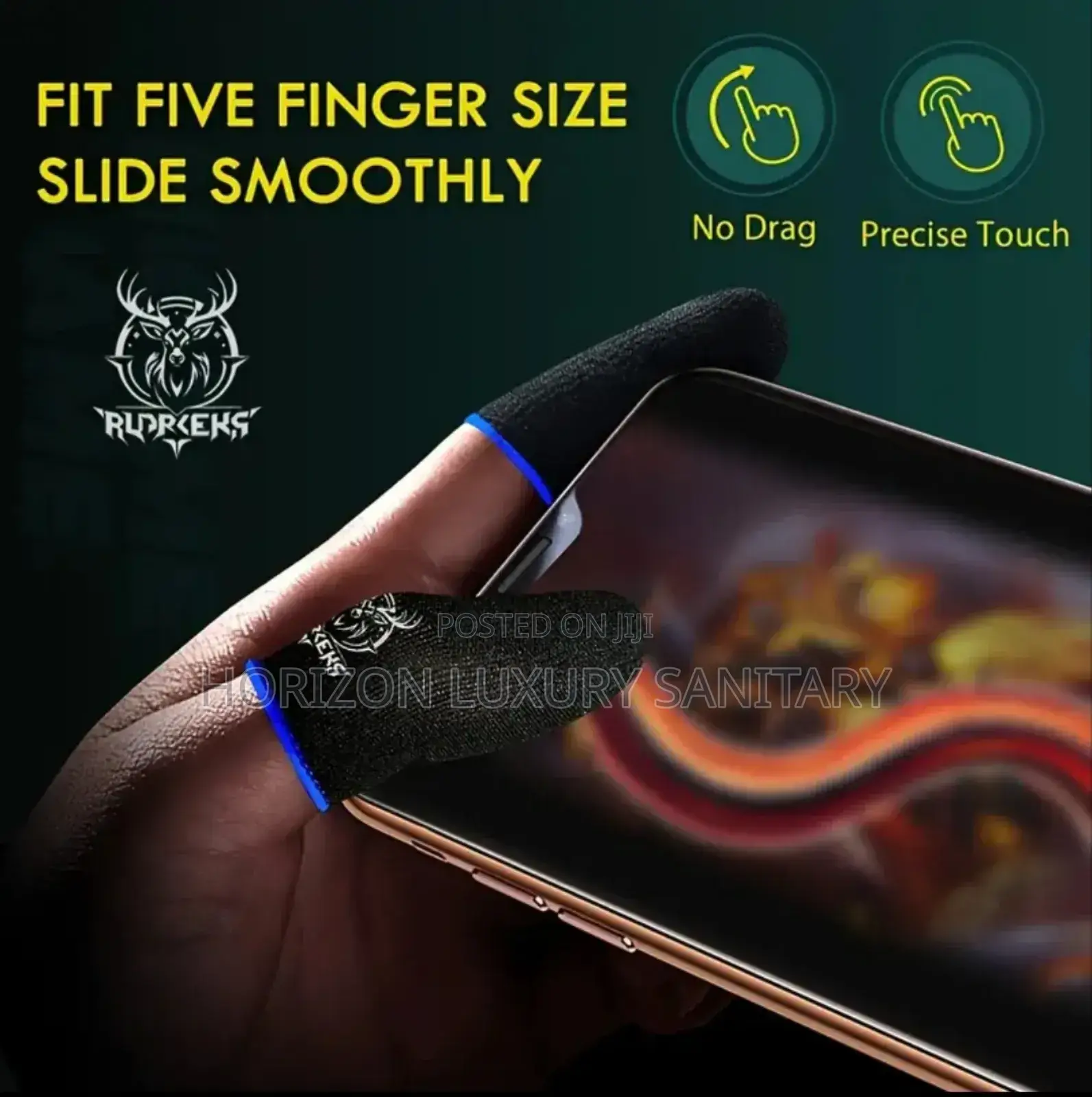 Elk Pattern Game Finger Sleeve