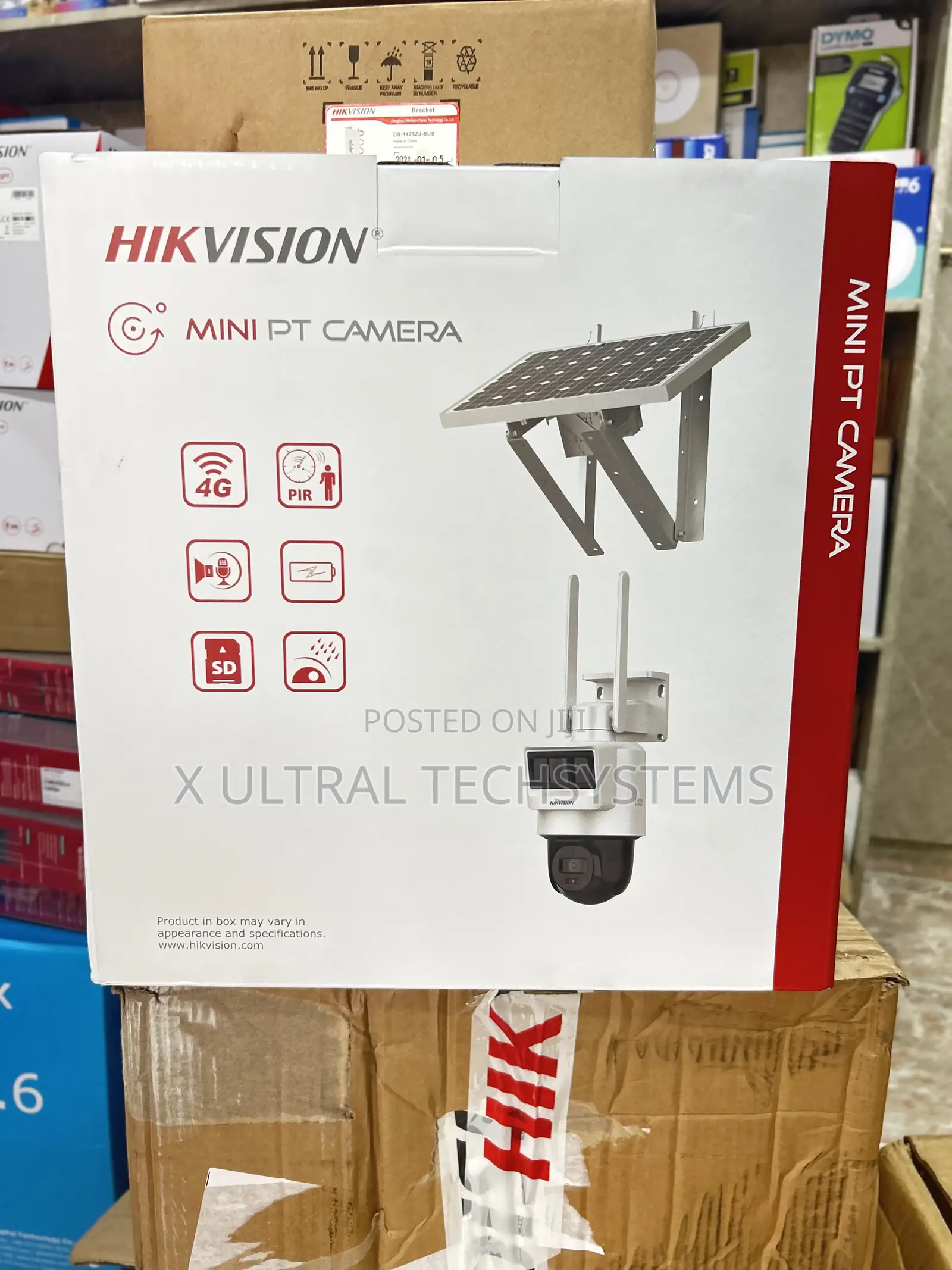 Hikvision 4g 4mp Pro Sim Solar-powered