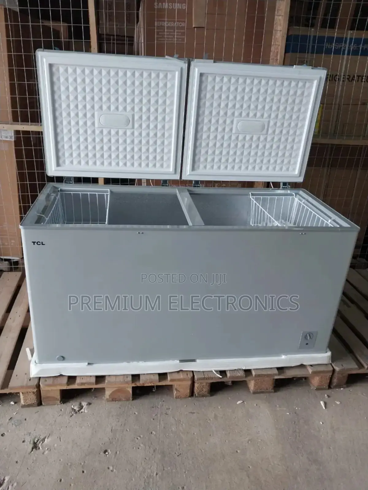Tcl 520 -liters Chest Freezer F520cf | Double Door