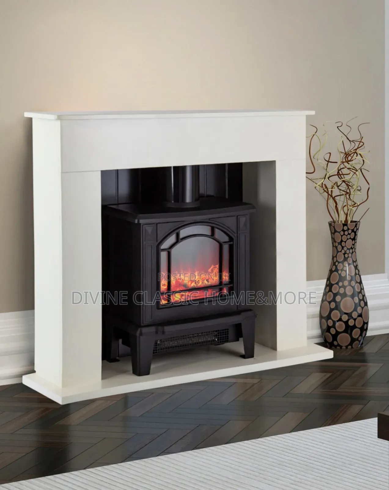 Warmlite Ealing Compact Electric Room Heater/Fireplace