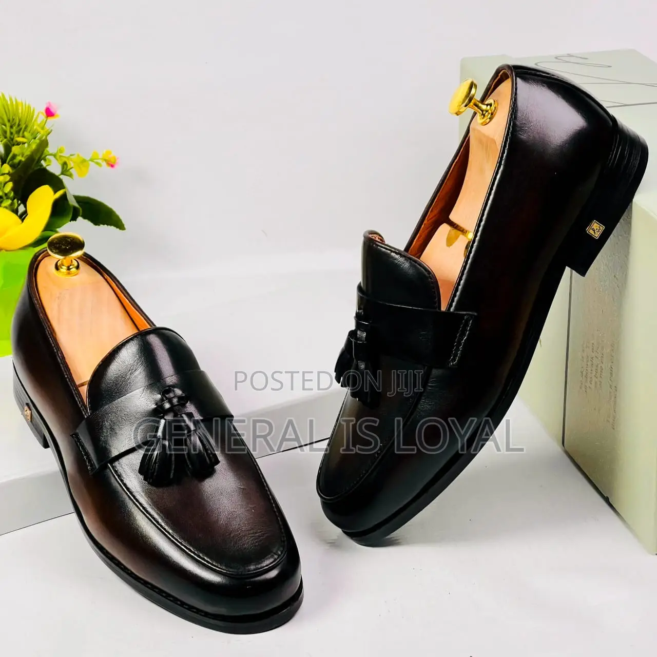 Richwanz Coffee Leather Men’S Shoe