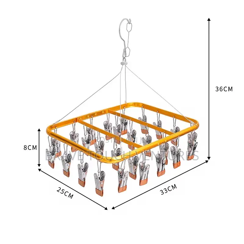 Stainless Steel Socks/Hankerchief/Pants Clip Hanger