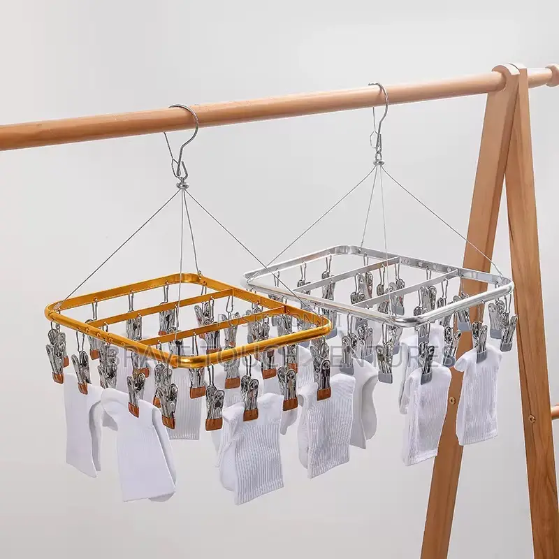 Stainless Steel Socks/Hankerchief/Pants Clip Hanger