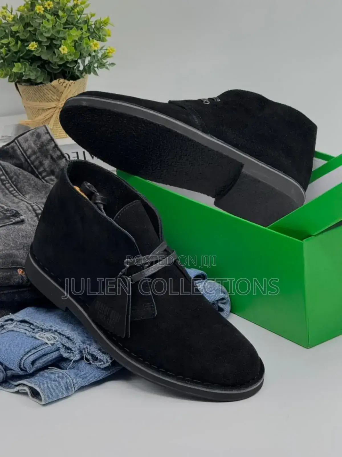 Original Clarks Desert Black Cat