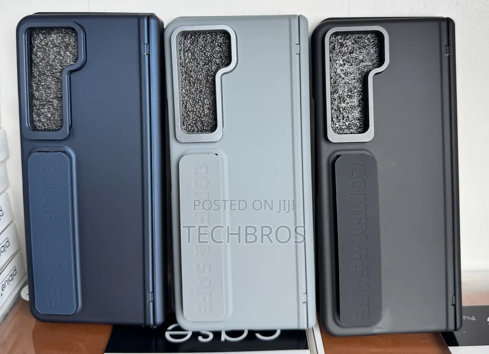 Galaxy Fold 5 Case With Strap And Glass Screen Protector