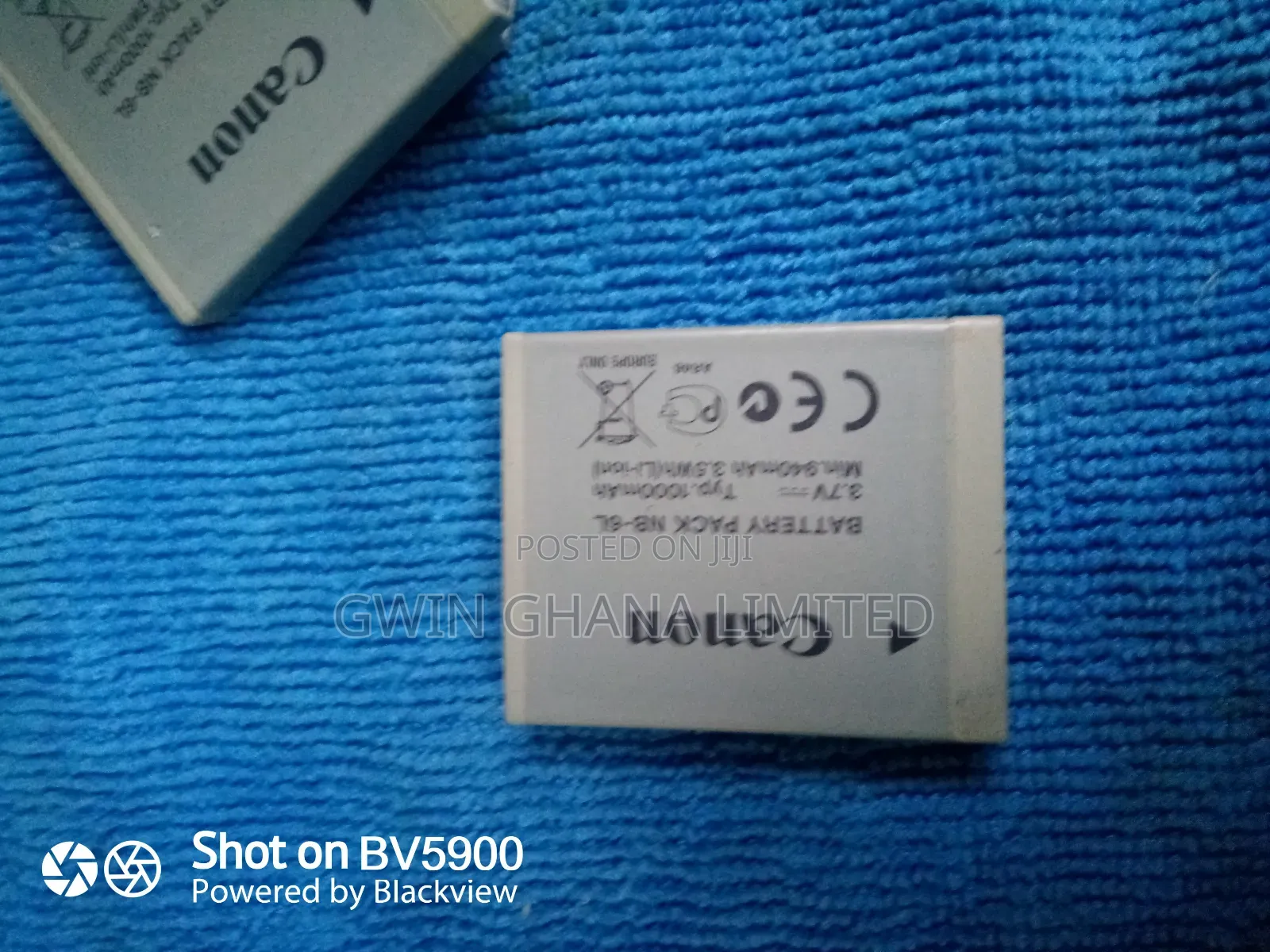 Cannon Battery Pack Nb-6l Original Home Used