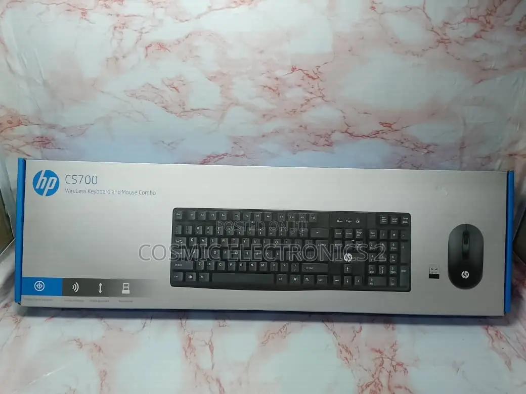 The Hp Cs700 Wireless Keyboard and Mouse