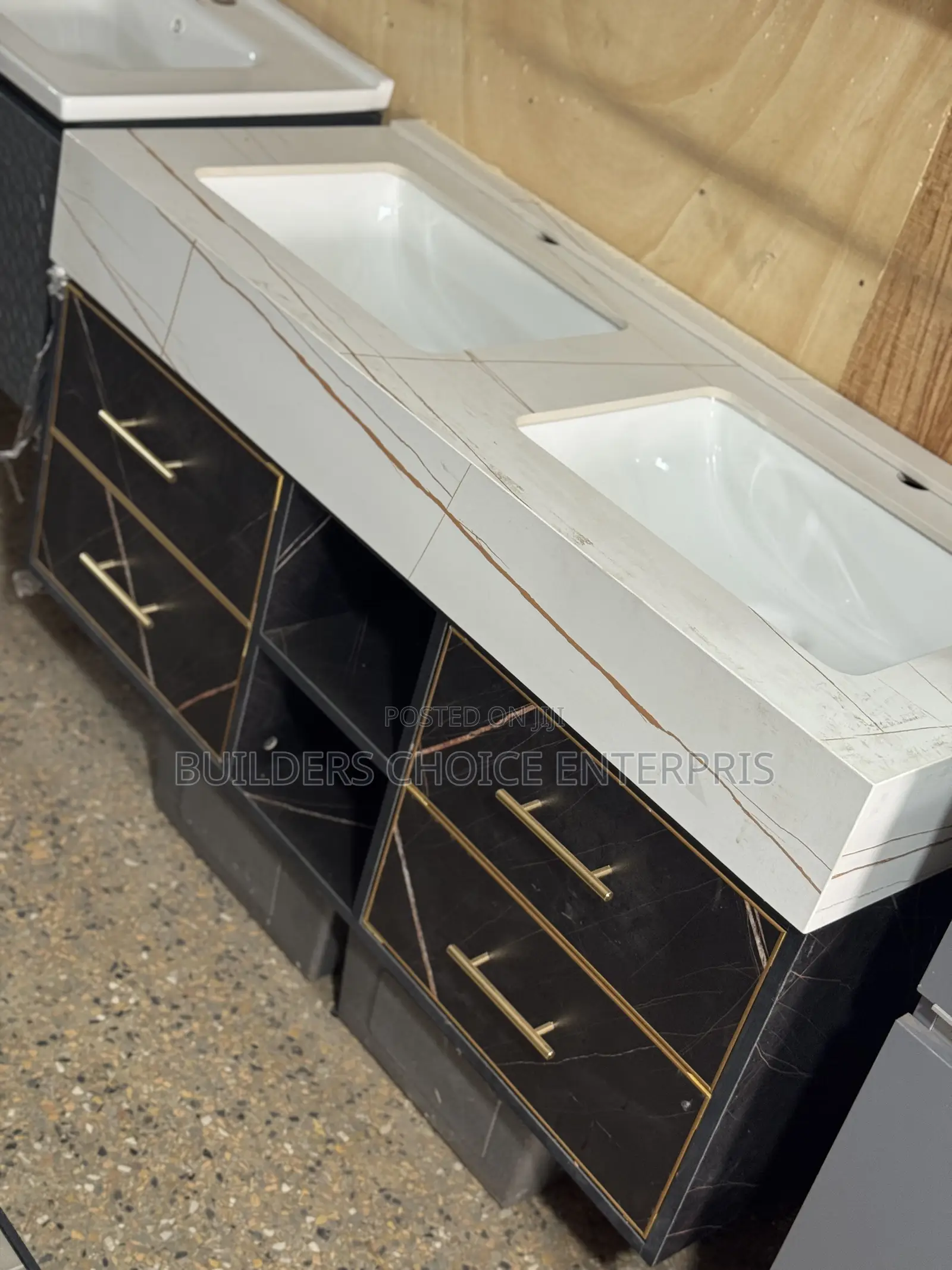 Double Cabinet Basin With Mirror Led Mirror