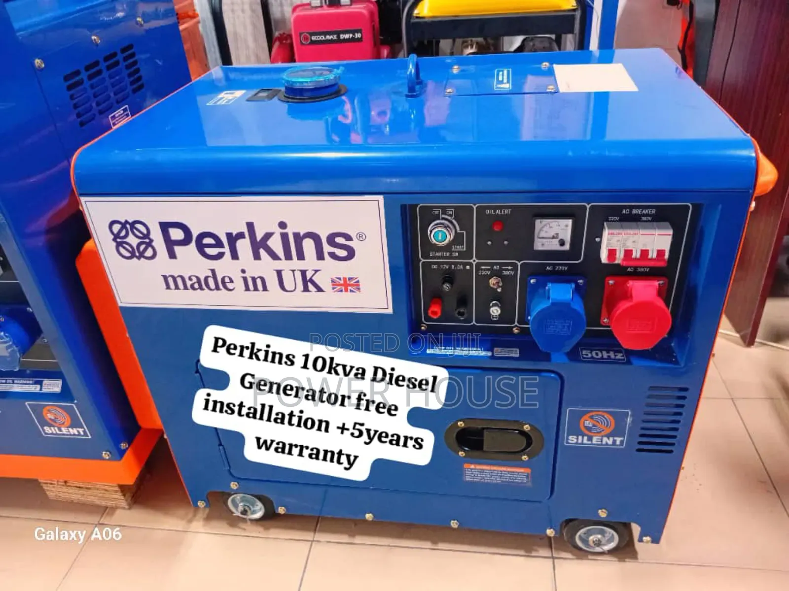 Quick Action Perkins Diesel Generator 10kva Silent