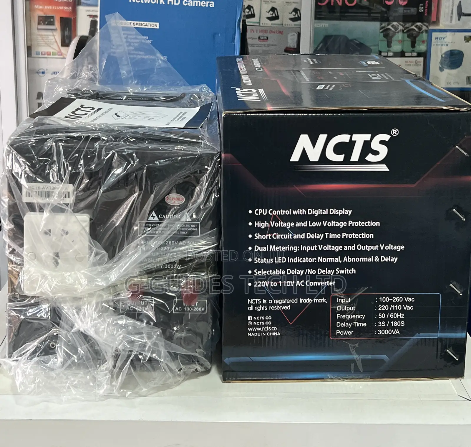 3000va Automatic Voltage Regulator, NCTS 3000va Stabilizer