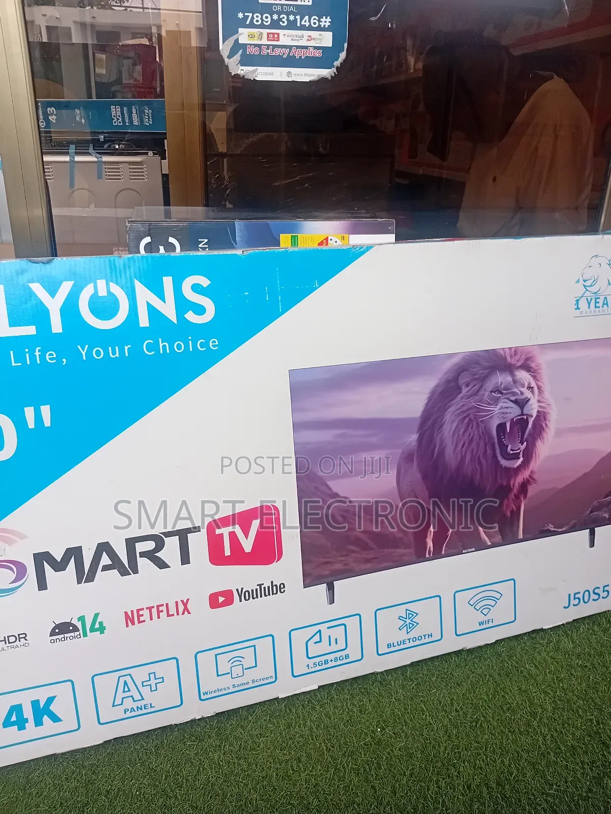 Ailyons 50inch Smart Flawless for Gaming,Movies and More