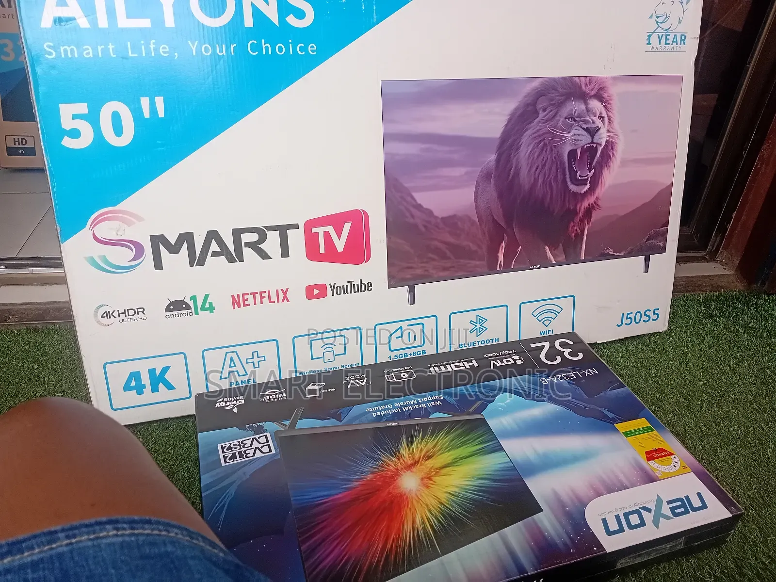 Ailyons 50inch Smart Designed for Maximum Viewing Pleasure
