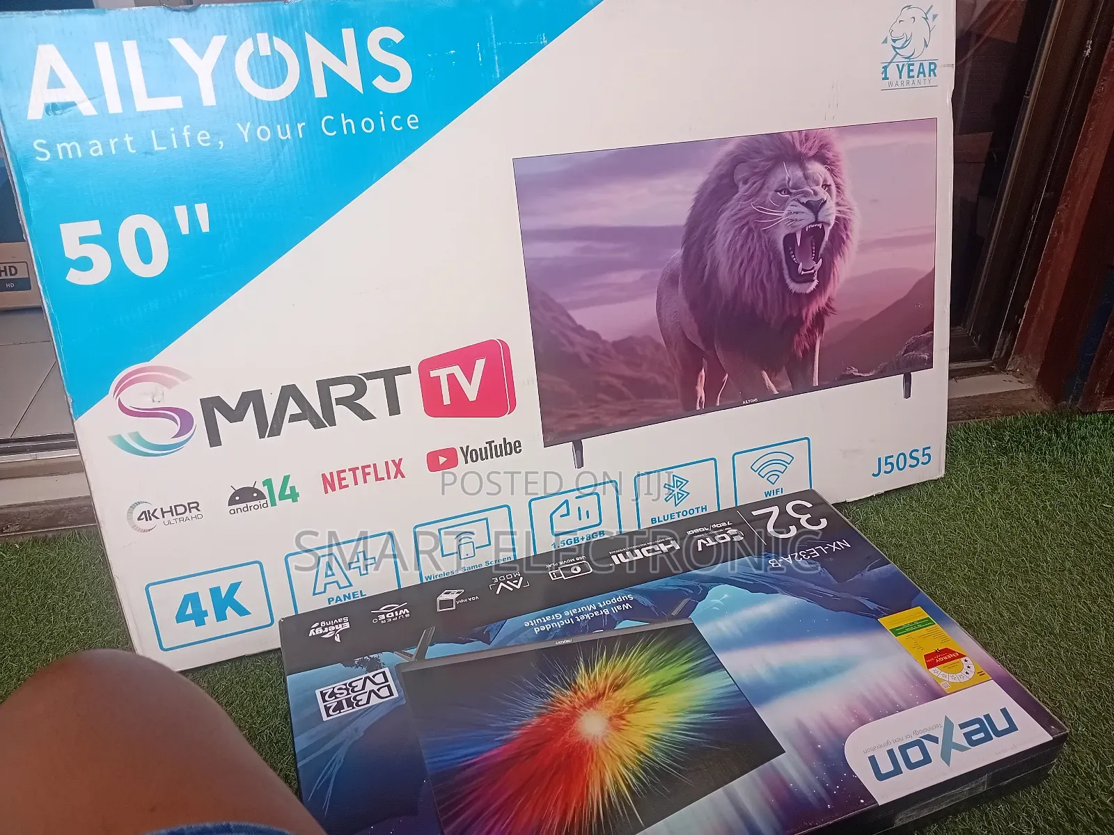 Ailyons 50inch Smart Designed for Maximum Viewing Pleasure