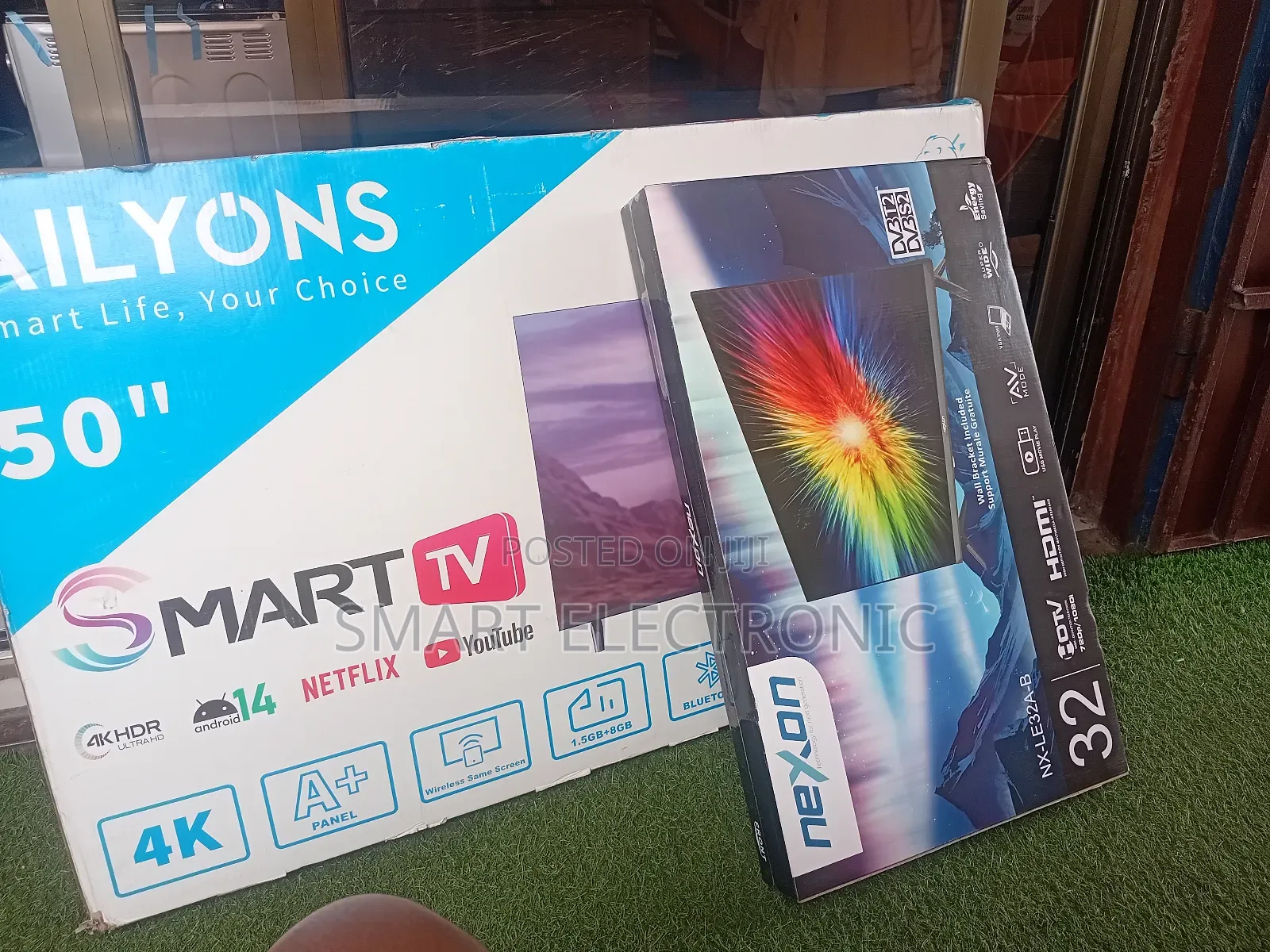 Ailyons 50inch Smart Tv 4k Resolution