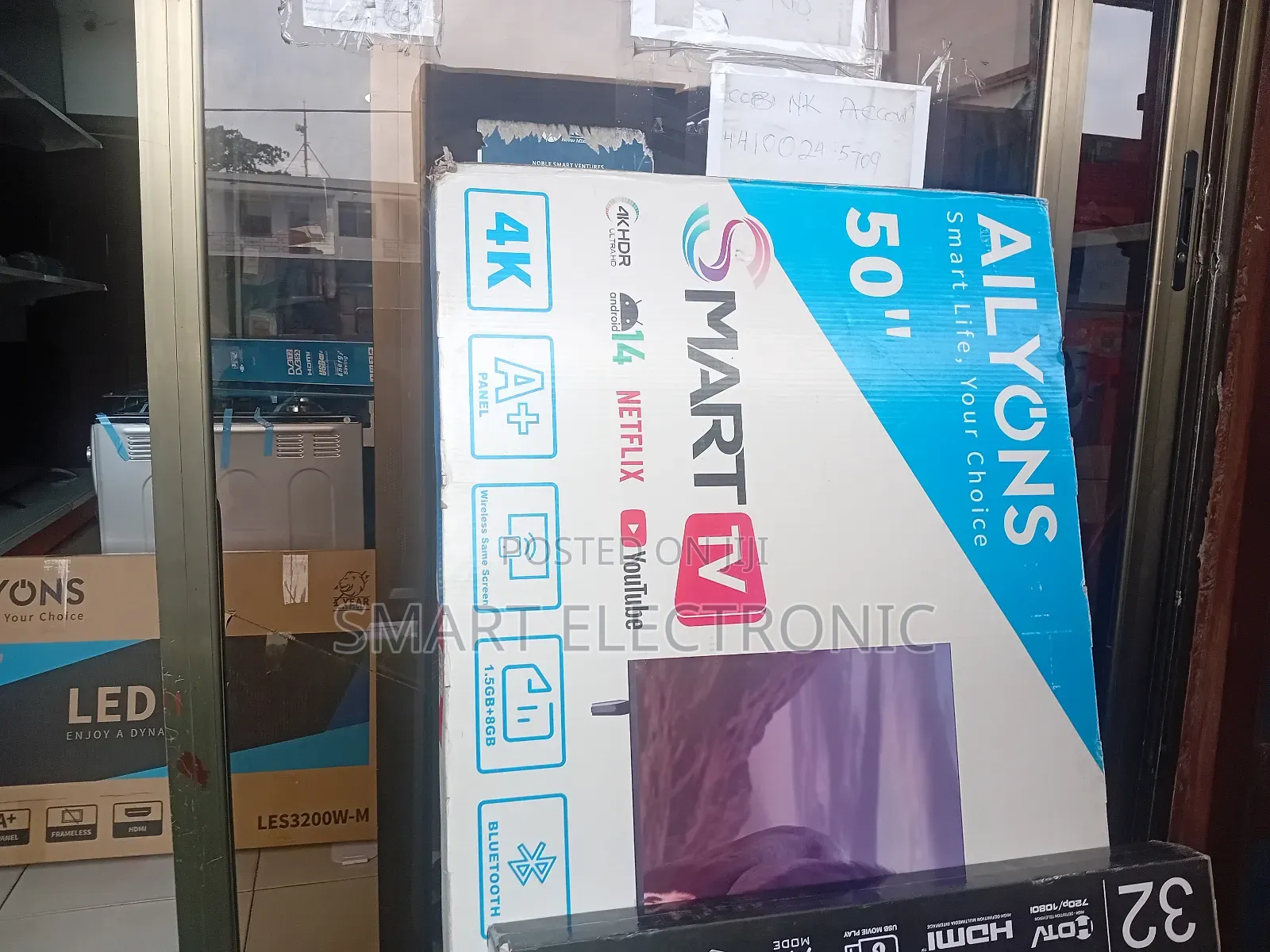 Experience the Best of Ailyons 50inch Smart Quality/ Style