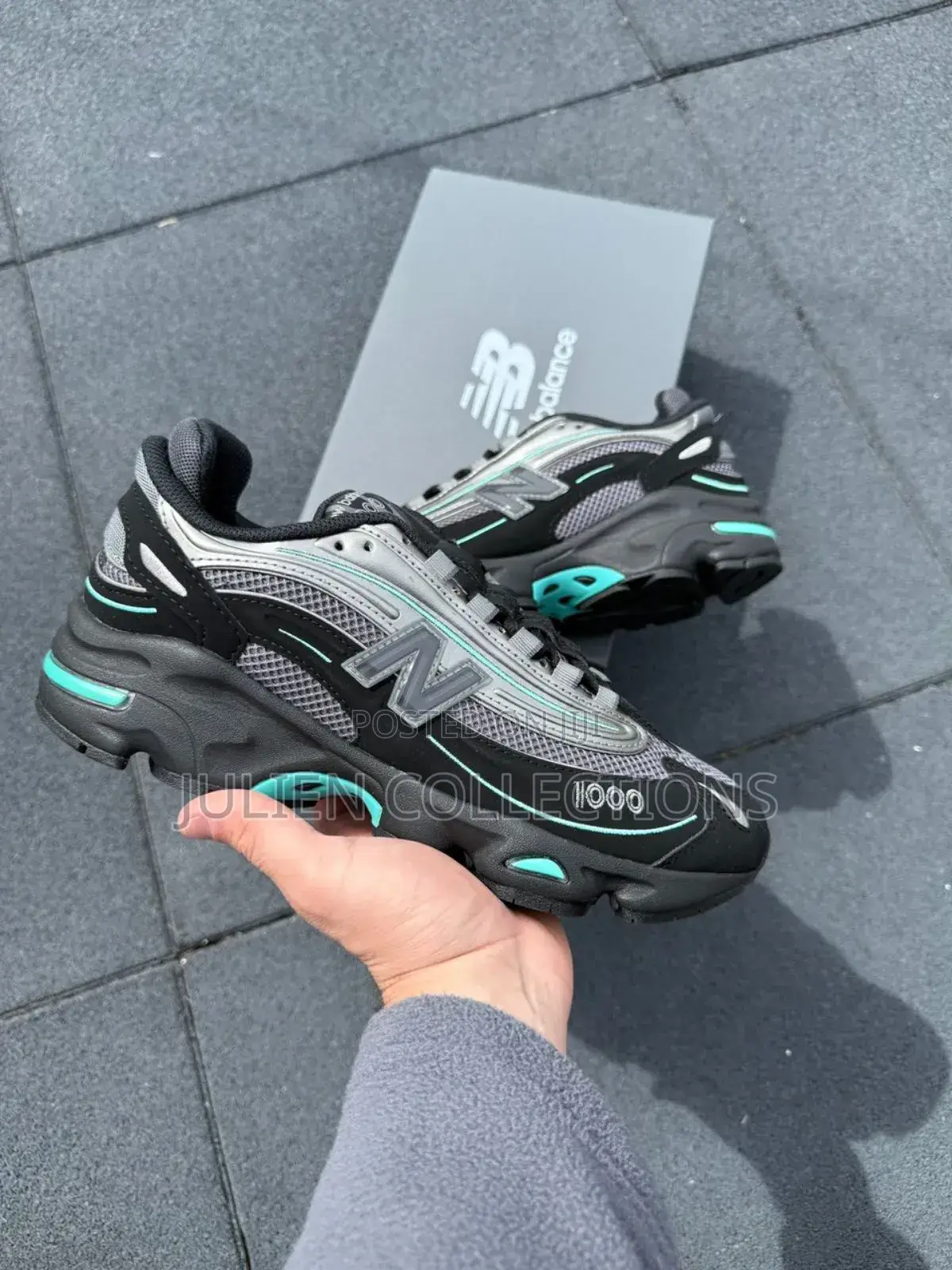 New Balance 1000 Nb Black Grey N Green