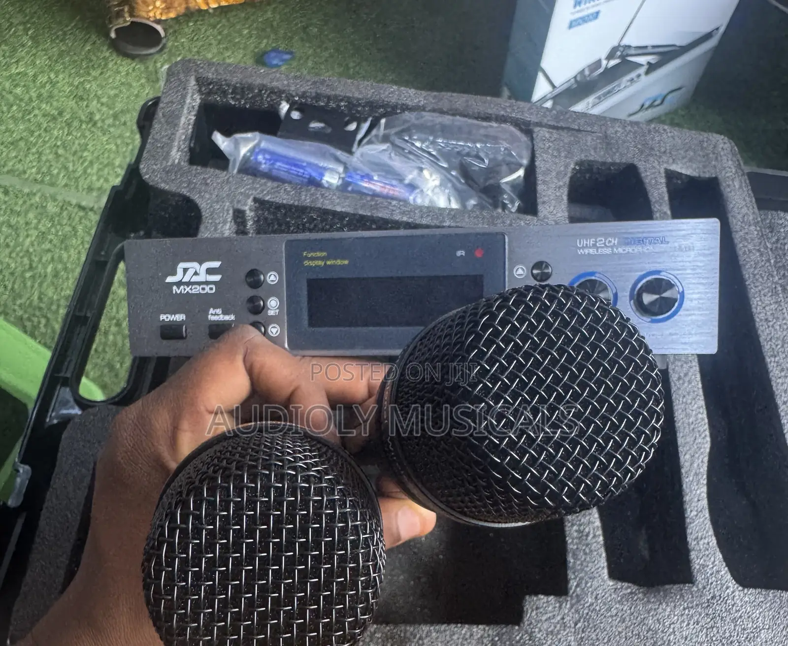 Dual Microphone Mx 200 Cordless/ Jac