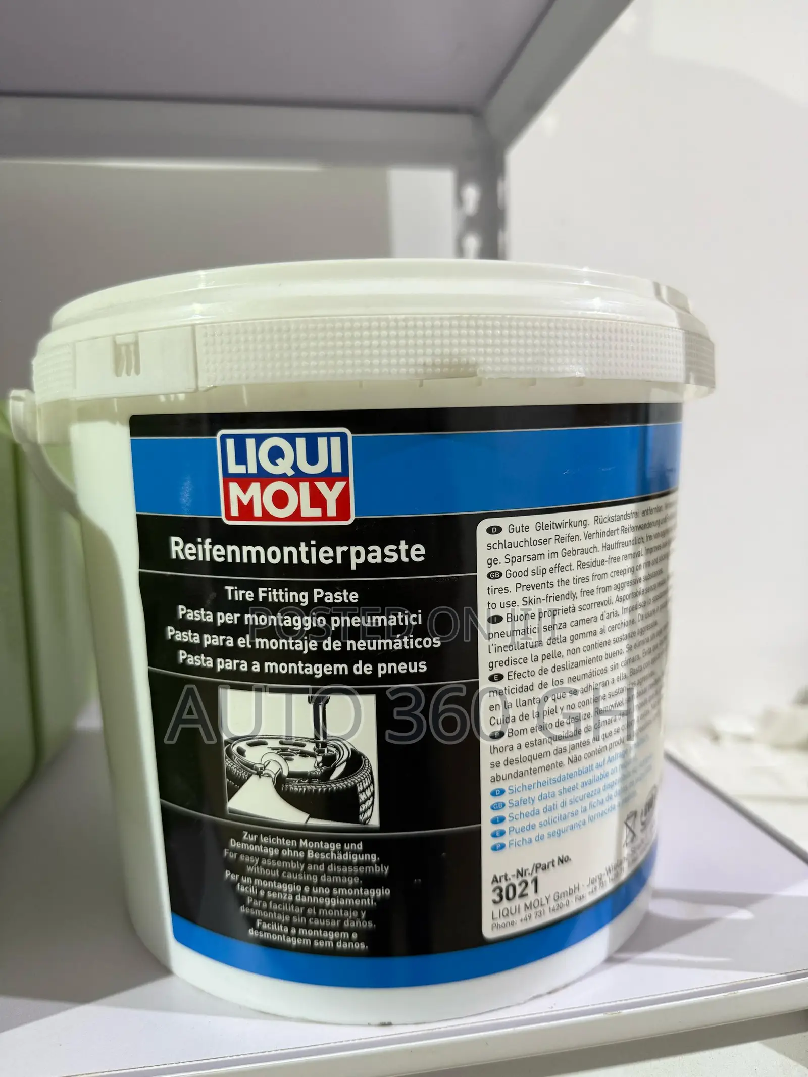 Liqui Moly Tire Fitting Paste - White