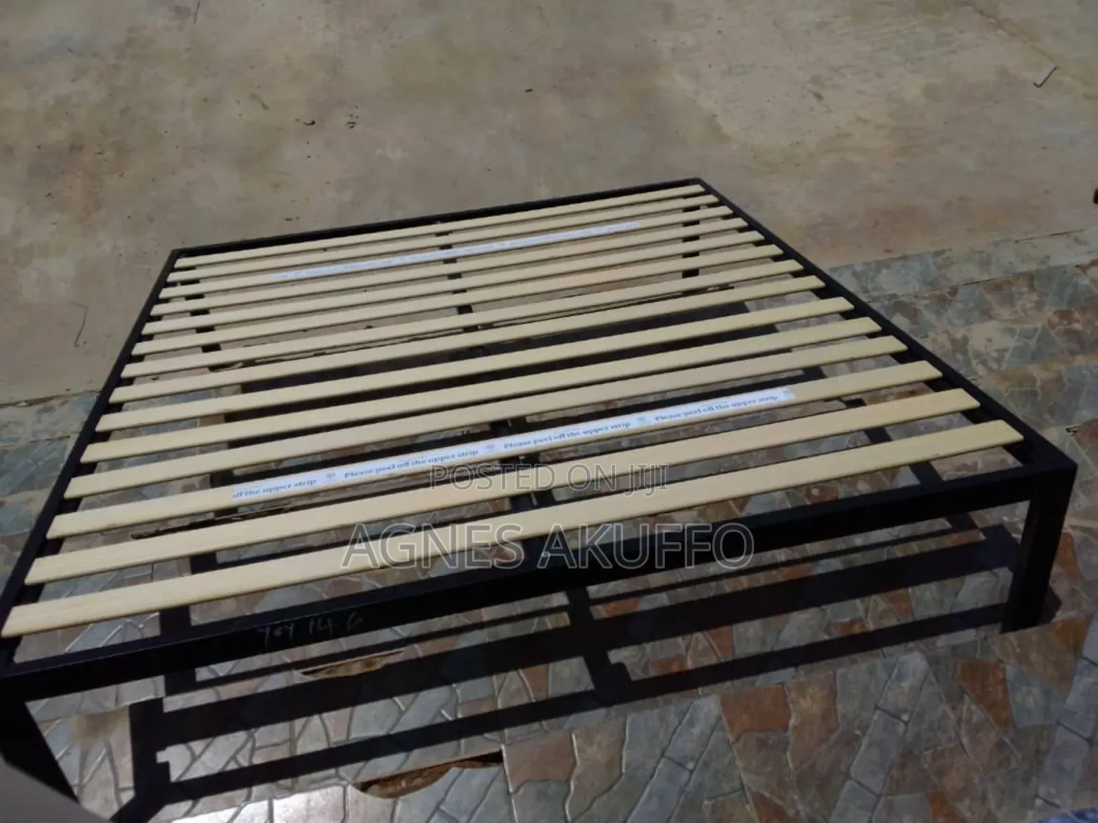 Kings Size Metal Bed.