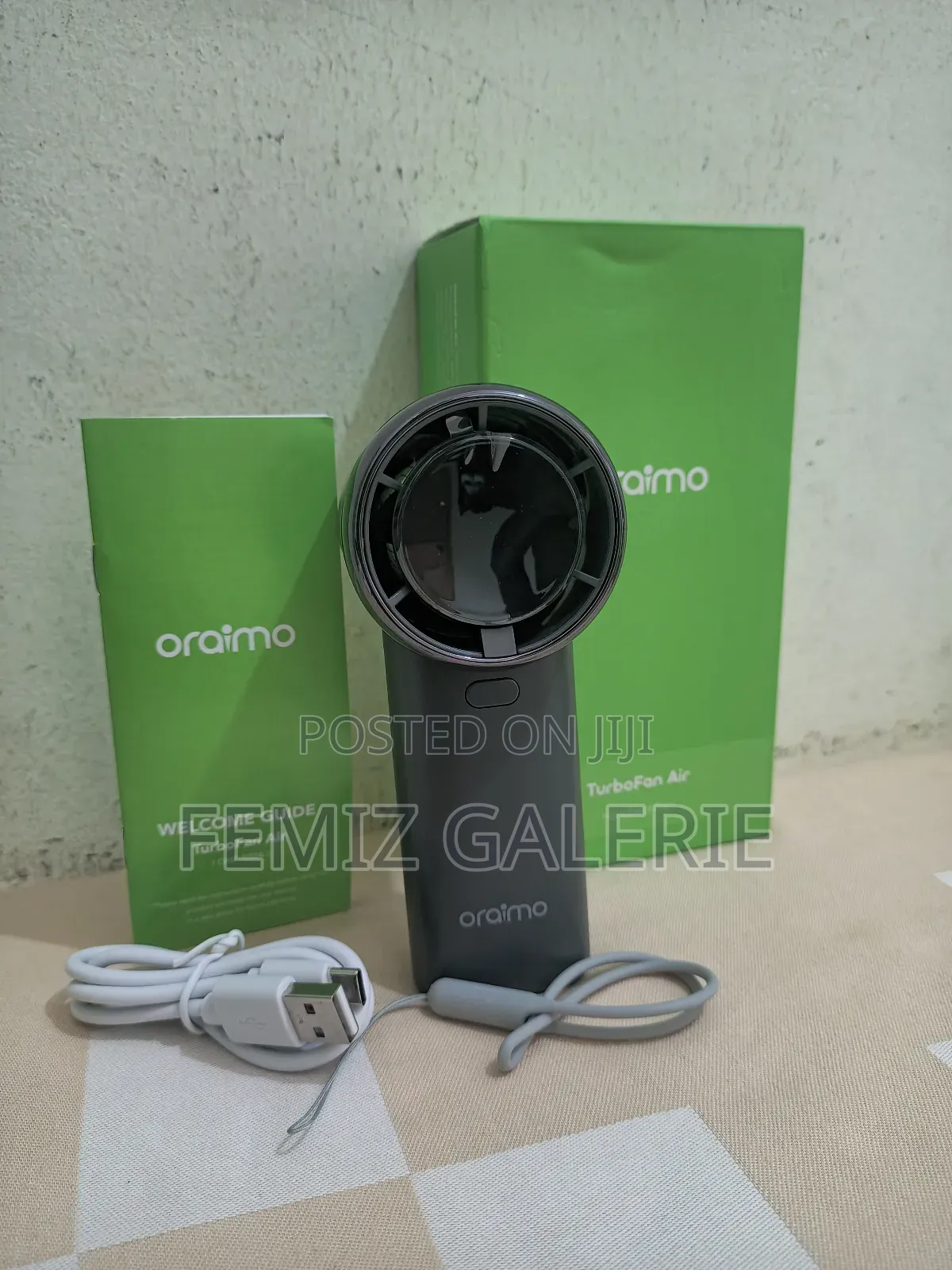 Oraimo Turbofan Air Handheld Fan Intense Airflow