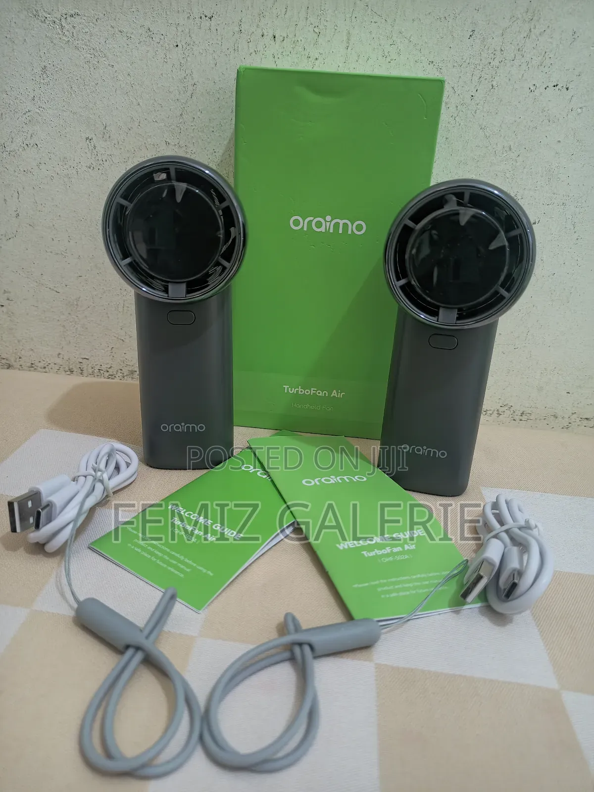 Oraimo Turbofan Air Handheld Fan Intense Airflow