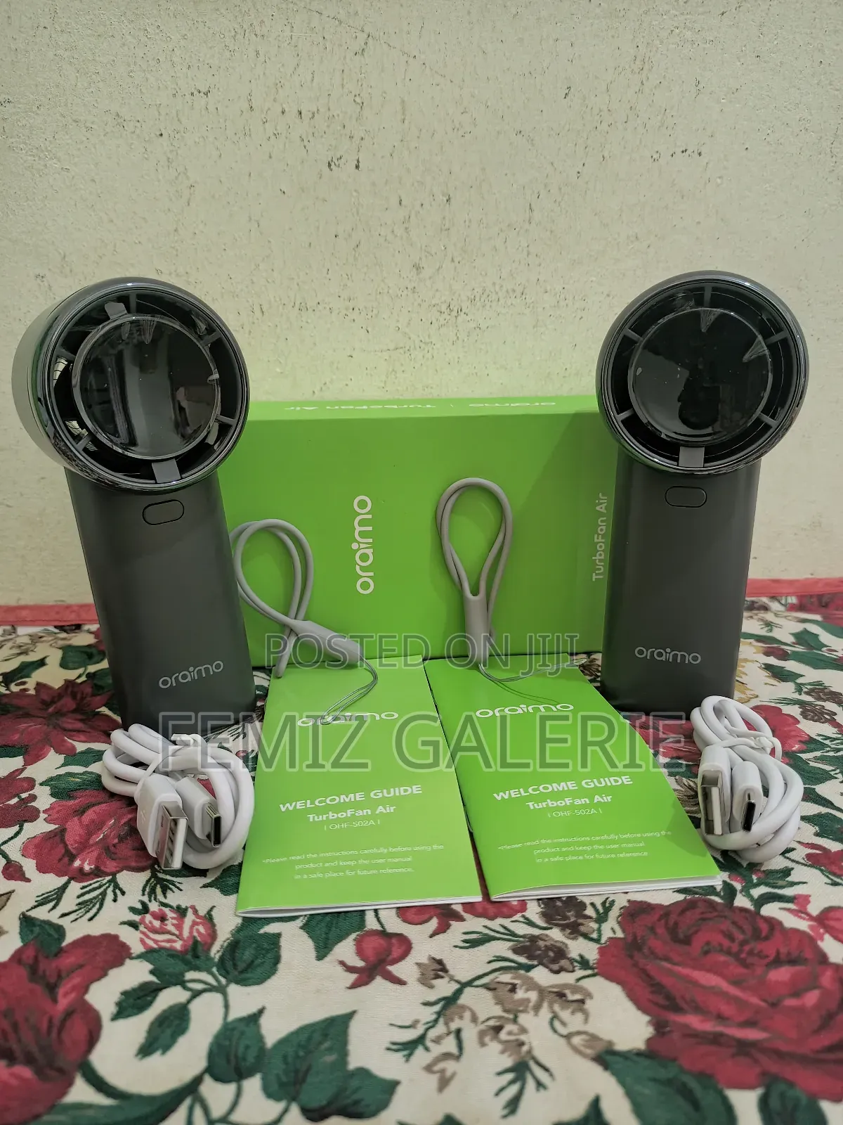 Oraimo Turbofan Air Handheld Fan Intense Airflow