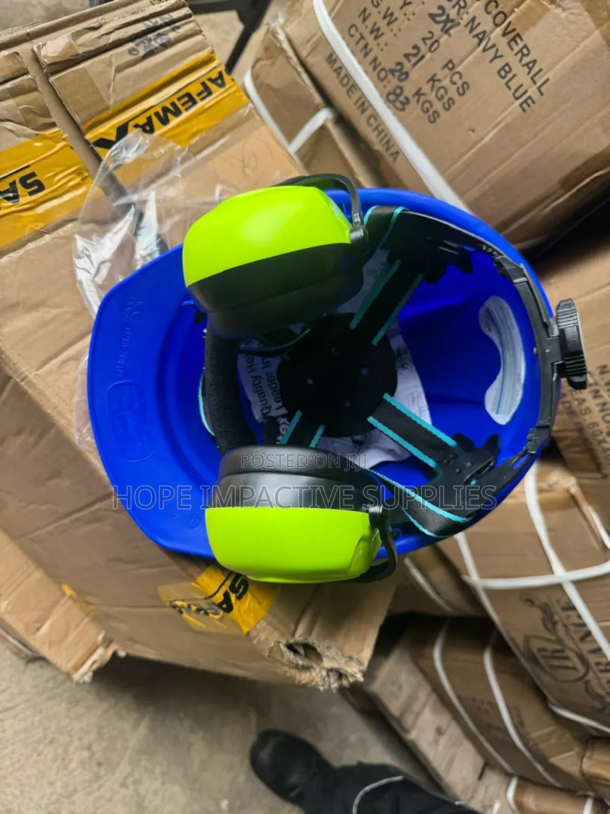 Helmet Mounted Earmuff(3m & Vaultex)