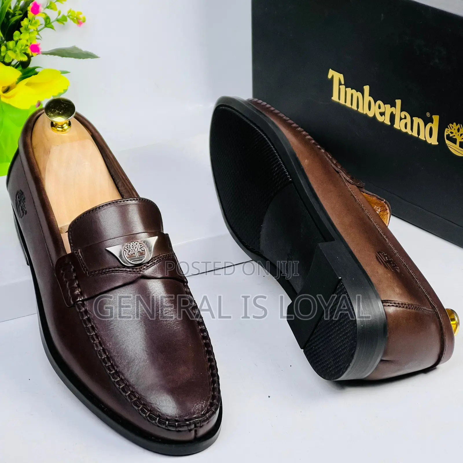 Timberland Coffee Leather Men’S Loafer Shoe