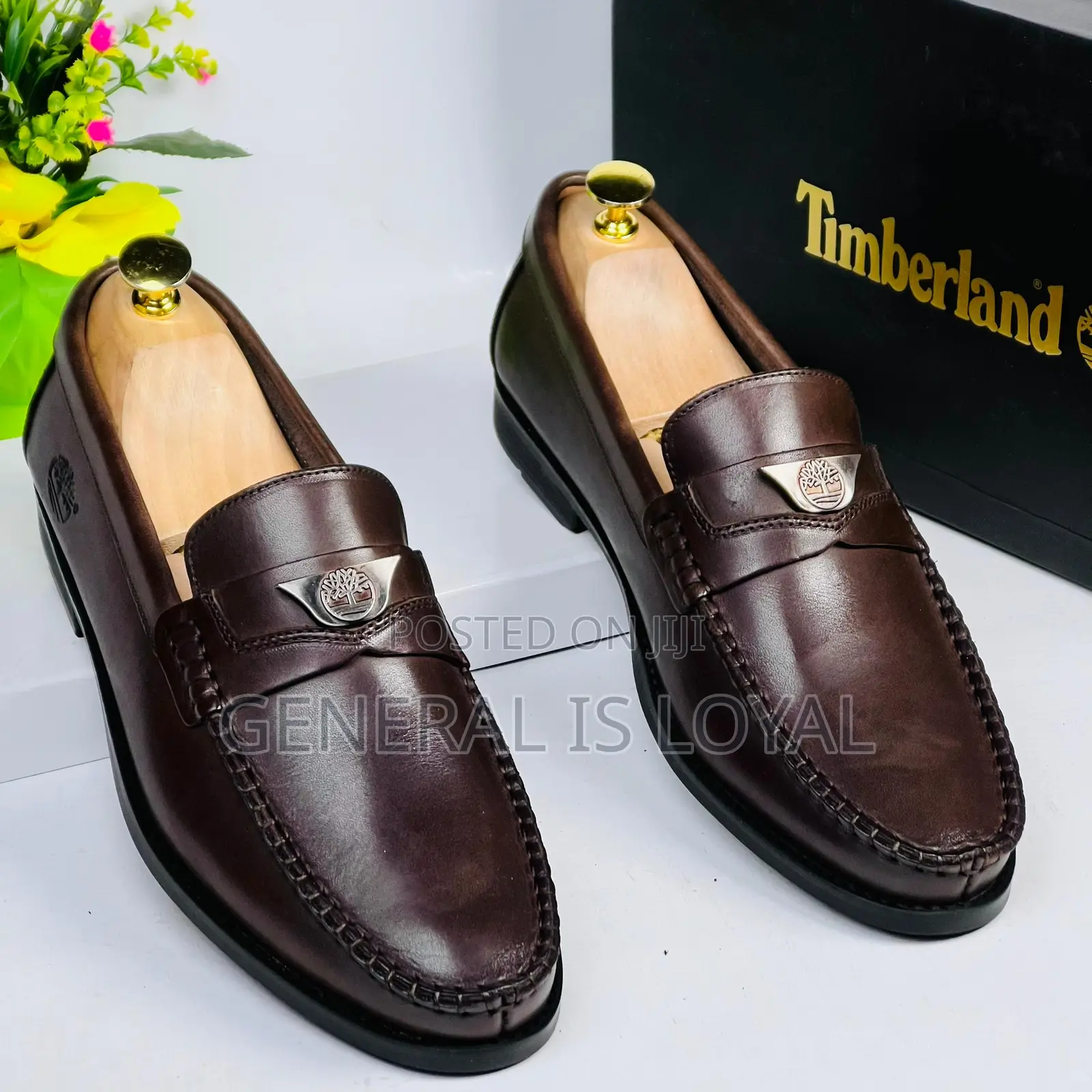 Timberland Coffee Leather Men’S Loafer Shoe