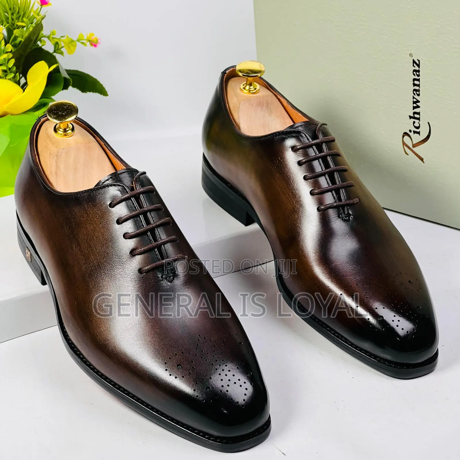 Richwanz Executive Coffee Color Men Shoe