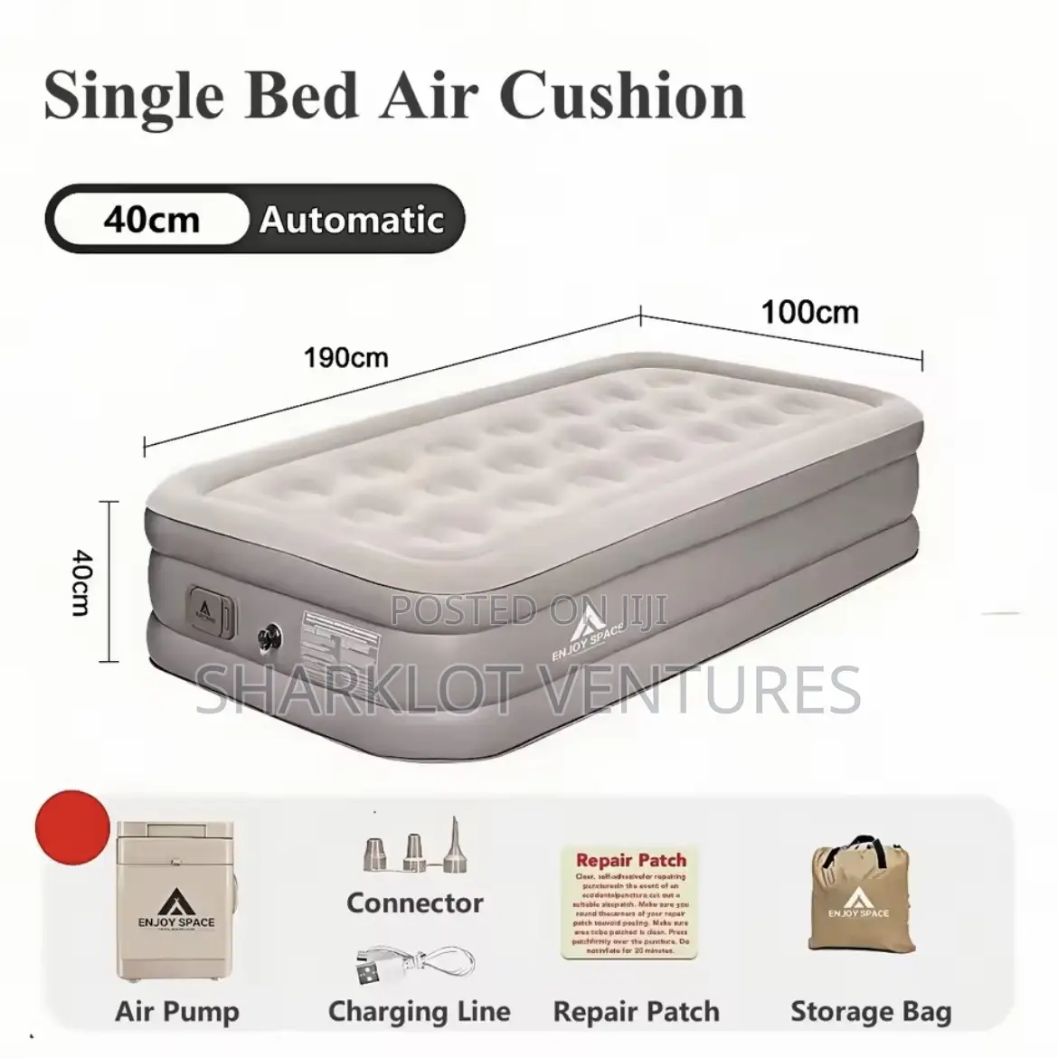 Single Portable Inflatable Bed