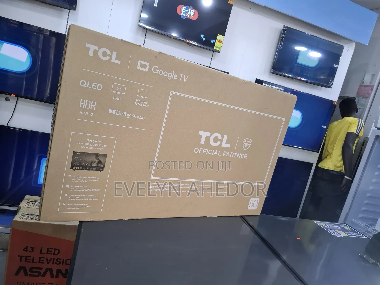 Qled TCL 50 Inches Brand New for Sale