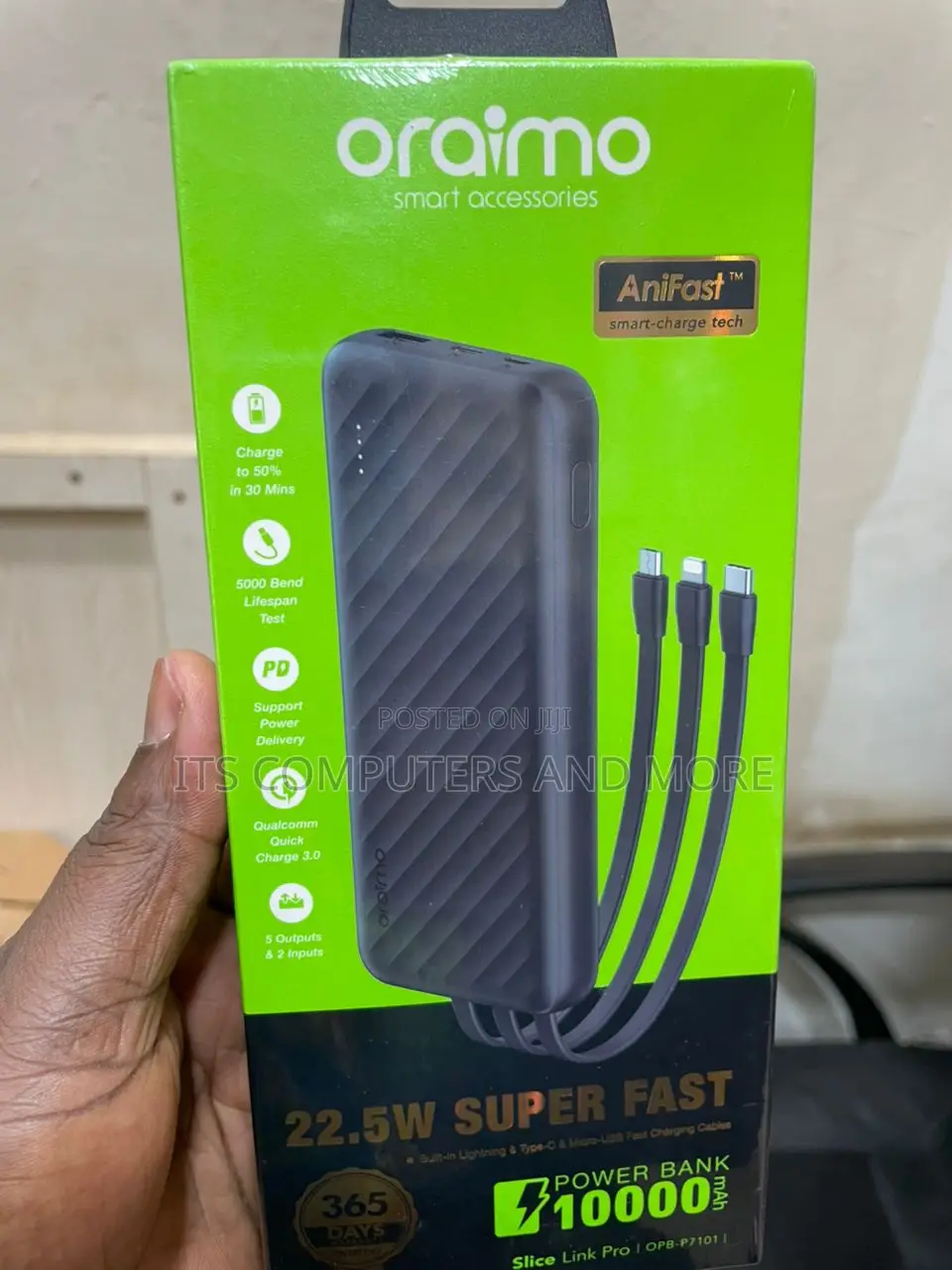 Oraimo10000mah 22.5w Power Bank