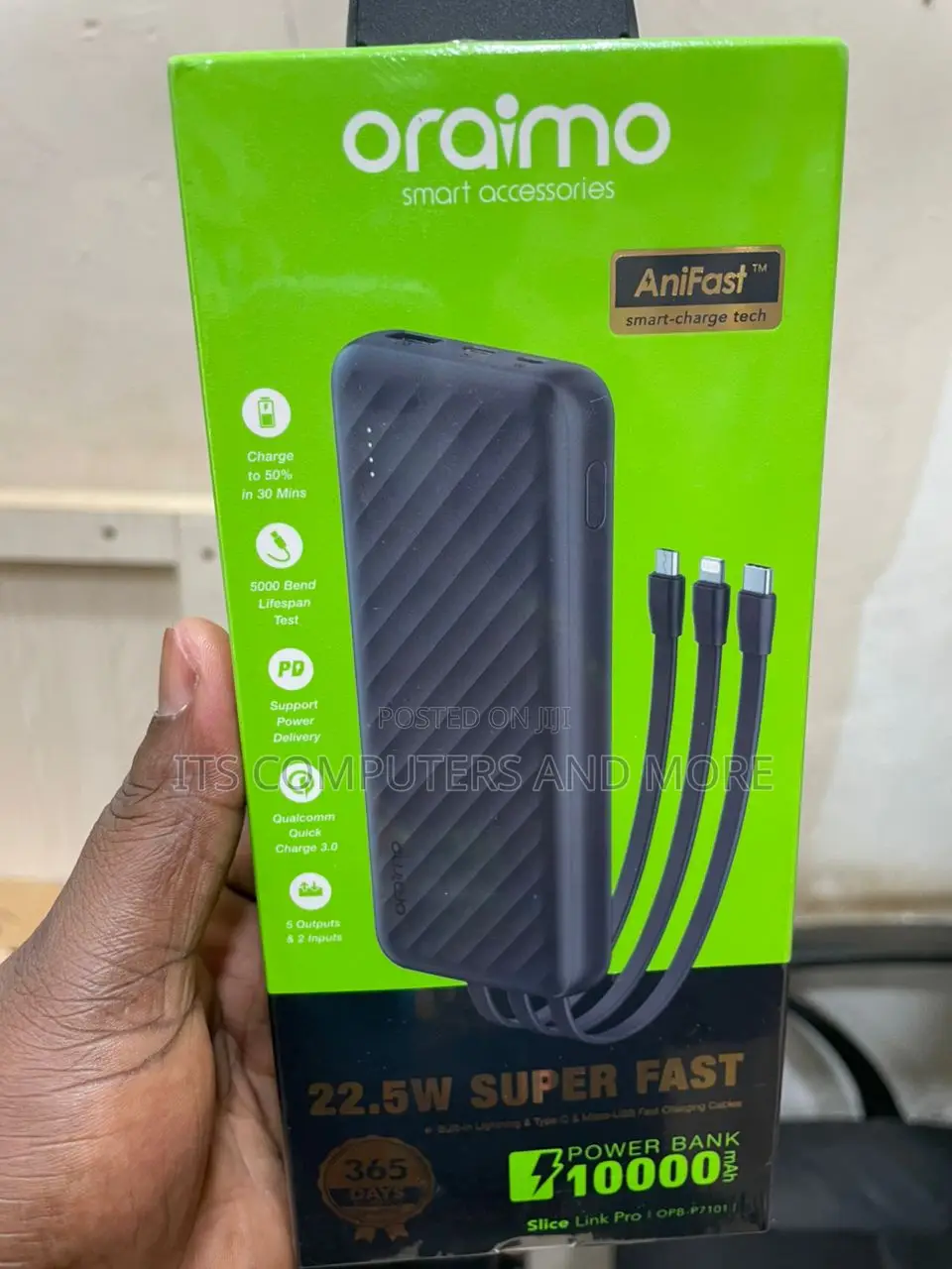 Oraimo10000mah 22.5w Power Bank