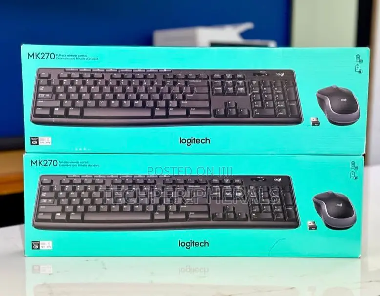 Logitech Mk270 Wireless Keyboard and Mouse Combo