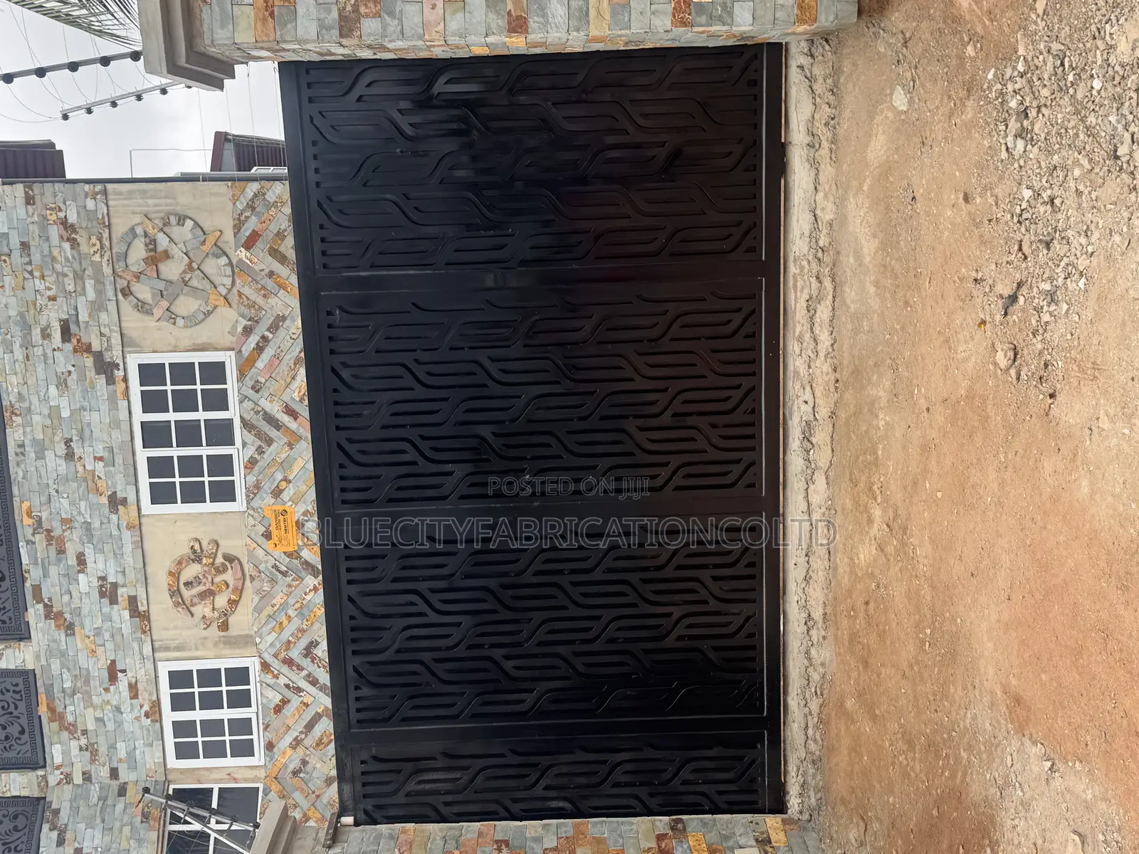 Sliding Gate With Small Door