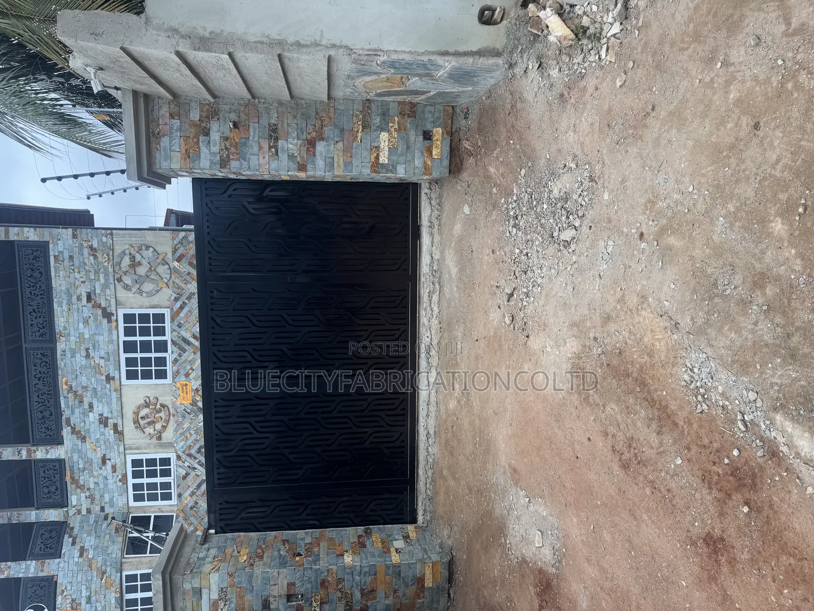 Sliding Gate With Small Door
