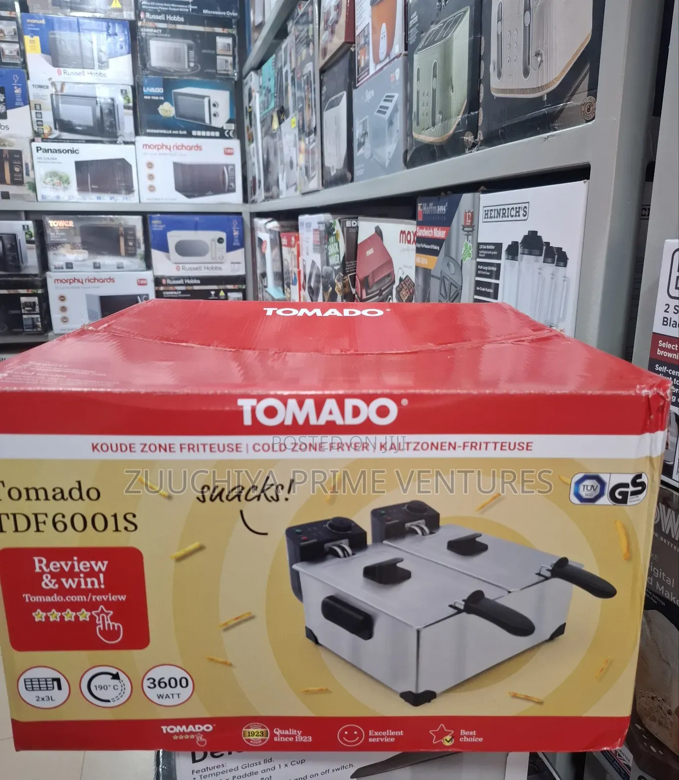 6.L Double Tomado Deep Fryer From Germany