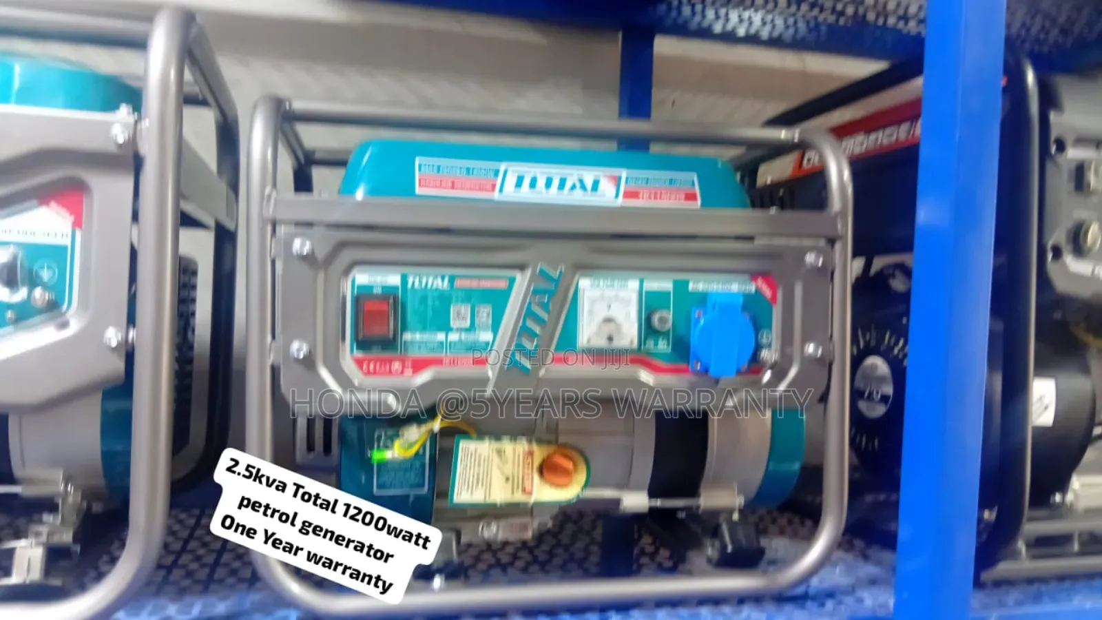 Reduce Operating Costs Total 2.5kva 1200watt Petrol 2.5kva