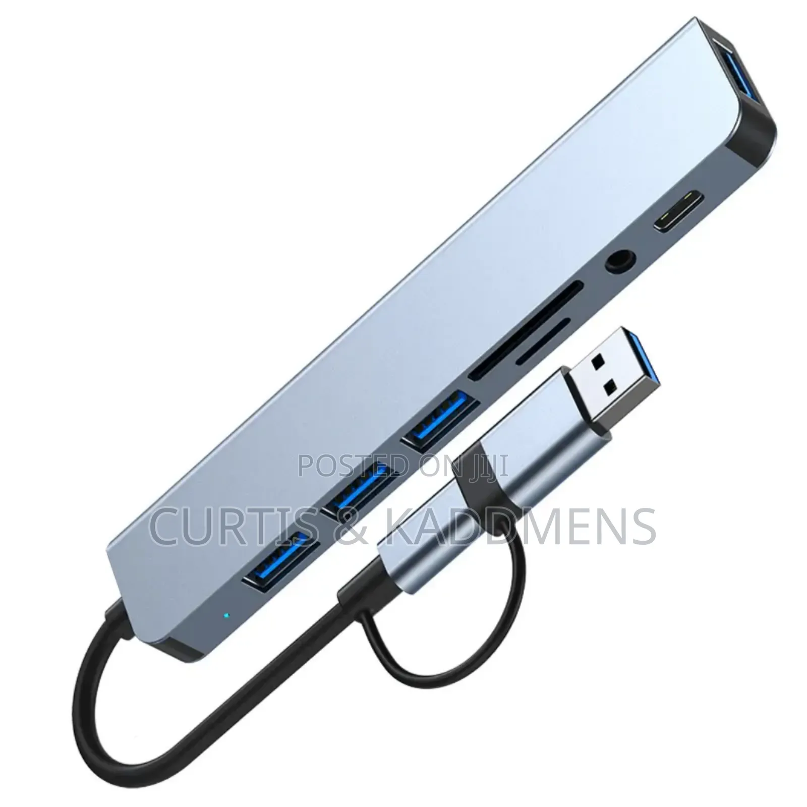 8 in 1 Type C/Usb Multifunctional Dock Station Adapter/Sd Card Reader
