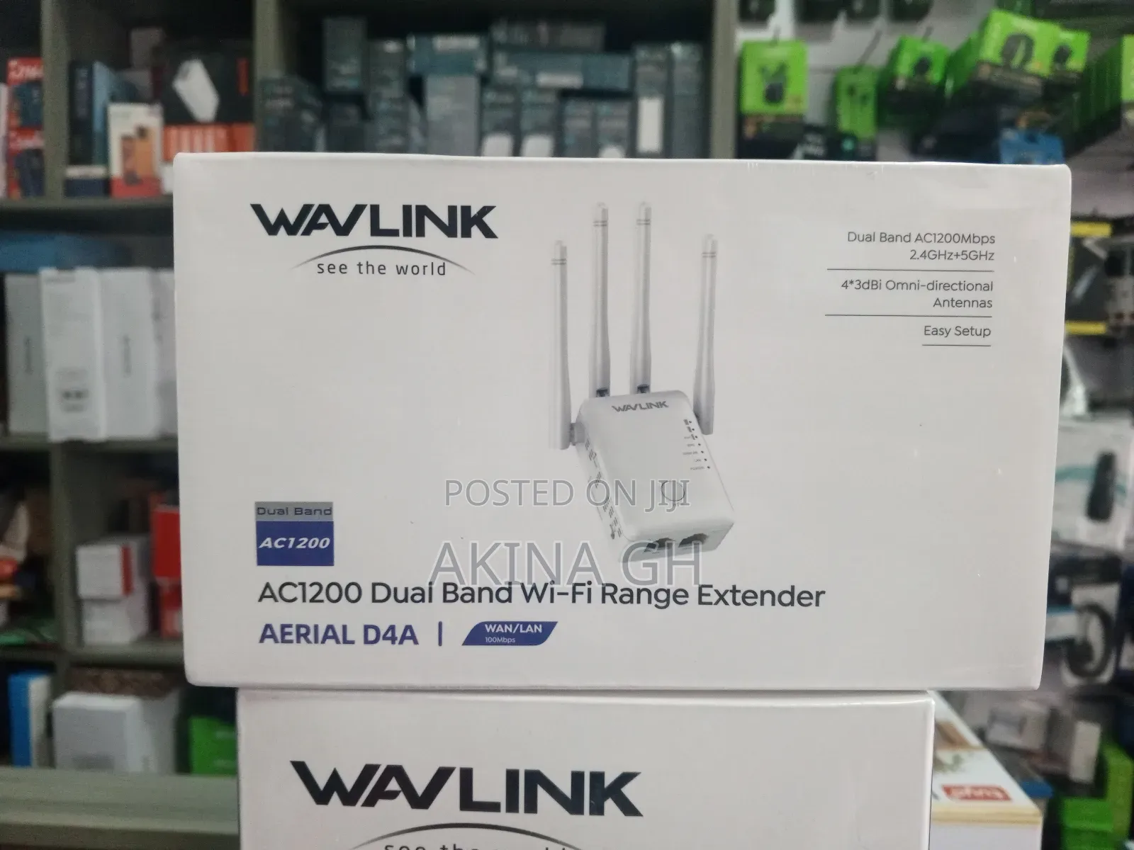 Wavlink Ac1200 Dual Band Wifi Range Extender Wl-Wn575a3